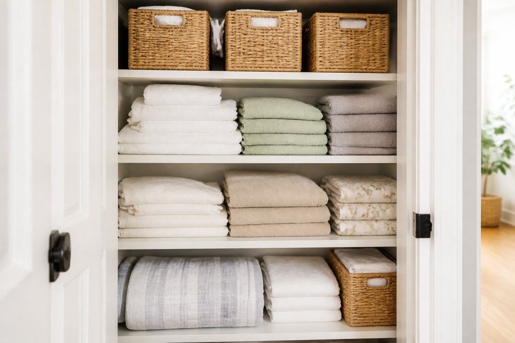 How to Organize Your Linen Closet: 7 Simple Steps