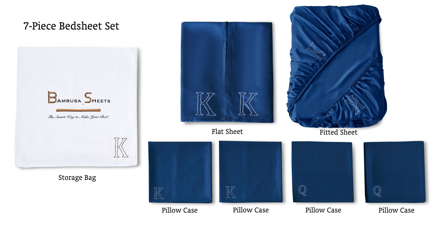 K-KING Navy Blue Sheets