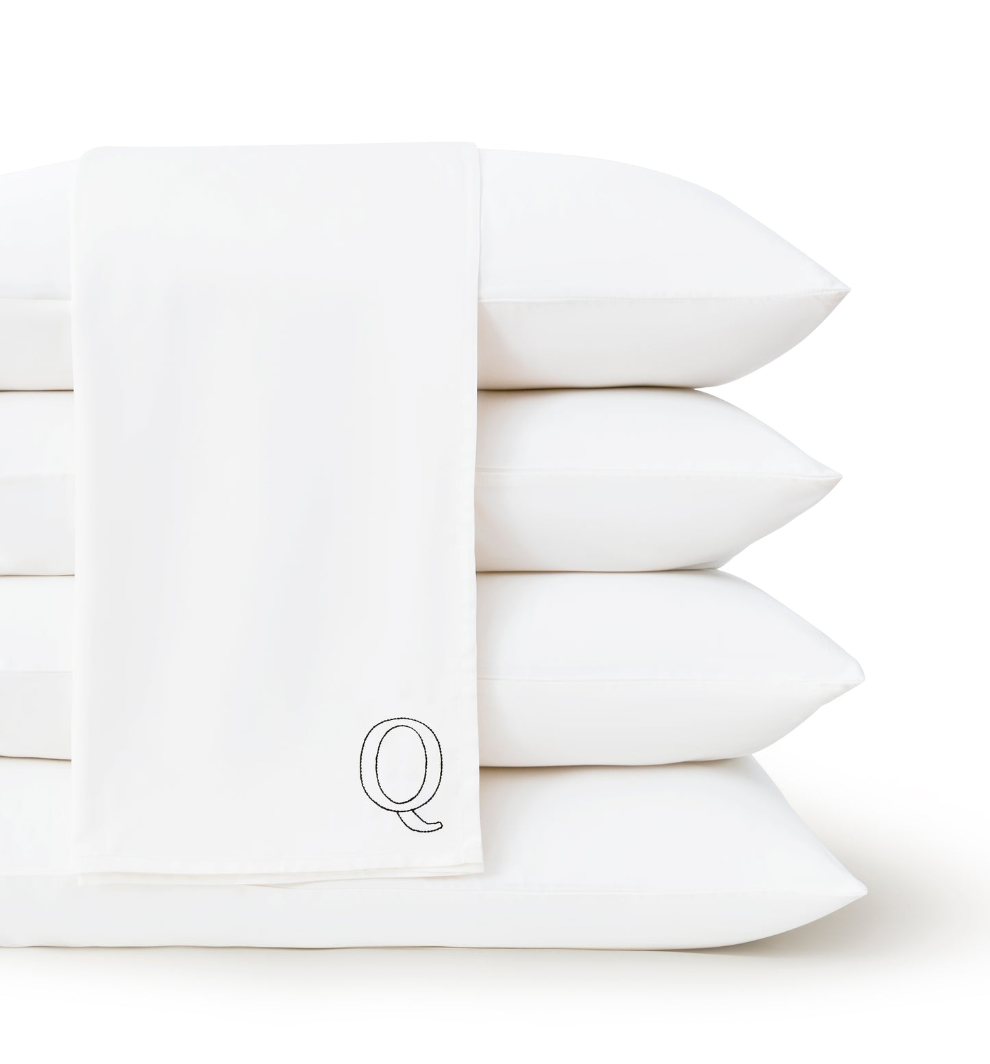 Q-QUEEN White Sheets