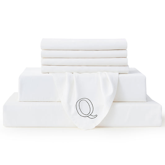 Q-QUEEN White Sheets